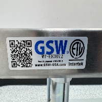 6' GSW Stainless Steel Table image 2